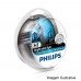 Par Lâmpada H3 Philips Crystal Vision Ultra Luz Branca Pingo