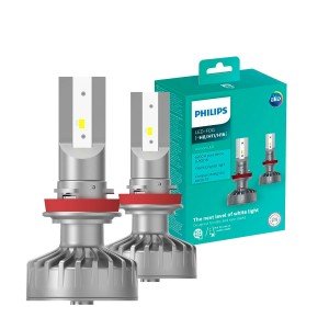 Led Farol Philips Ultinon H11 H8 H16 6200K 160% + Luz