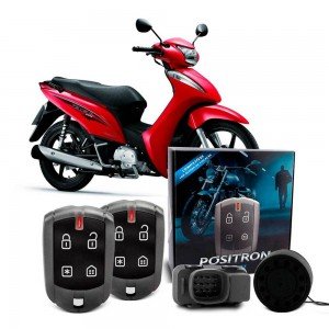 Alarme Para Moto Pósitron Duoblock Fx G6 Honda Biz Presença