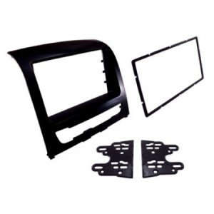 Moldura Autoplast 2Din Ap694 Idea Adv/Attrat 2012 Preto