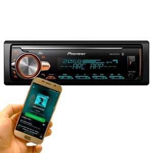 Mp3 Automotivo Pioneer Mvhx30Br Bluetooth Usb Aux Mixtrax Arc