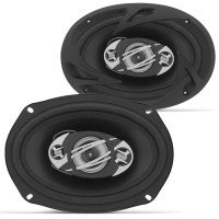 Par Alto Falante 6X9 Arlen Qtx69 Quadraxial 90W Rms