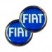 Emblema Resinado Auto Adesivo Chave Canivete Fiat Azul