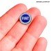 Emblema Resinado Auto Adesivo Chave Canivete Fiat Azul