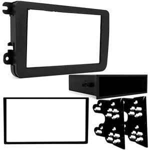 Moldura Painel 1-2 Din Jetta Variant Passat Tiguan Amarok Fusca