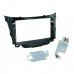 Moldura Painel Som 2 Din Hyundai I30 2013 Em Diante Cabrio