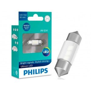 Lâmpada Philips Torpedo Led Ultinon 6000K 30Mm Super Branca