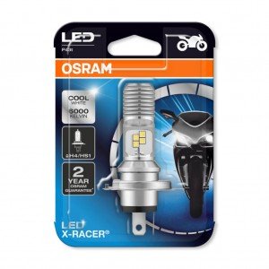 Lâmpada Led Moto H4 Hs1 Osram X Racer 6000K 12V 25W