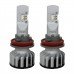 Par Lâmpada Milha Led Philips Ultinon H8 H11 H16 6200K +160%