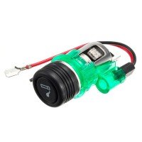 Acendedor Cigarro Carro C/ Tomada Veicular Led Universal 12V