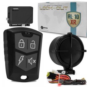 Alarme Automotivo AL-10XR Lookout com 1 controle e Resgate Blocar