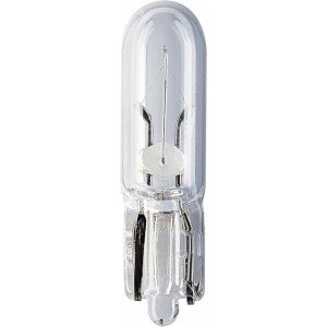 LAMPADA BASE DE VIDRO PQ  1,2W/12V  - 10 UNIDADES