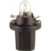 LAMPADA+SOQ 1,2W/12V PRETA TD - 10 UNIDADES