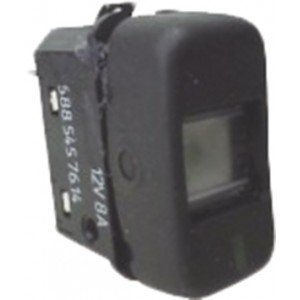 INTERRUPTOR TIPO TECLA MB 88>PRETO 12V.TDS