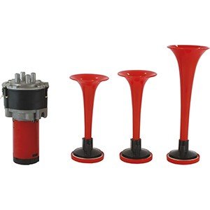 BUZINA DE 3 CORN C/RELE UNIVERS.12V