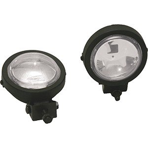 FAROL DE MILHA 85MM PLAST CRISTL - 2 UNIDADES