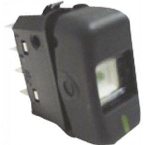 INTERRUPTOR TIPO TECLA MB 88>PRETO 24V.TDS