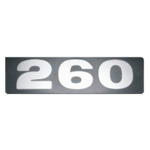 LETREIRO FRONTAL "260"SCAN SR.4