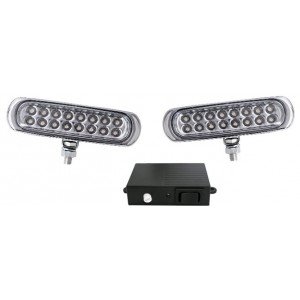 FAROL AUXILIAR ESTROBO 16LED SUPBR