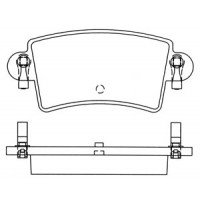 PASTILHA DE FREIO FORD MONDEO 1 8/2.0 DI/.