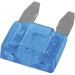 FUSÍVEL MINI PERF BAIXO AZUL 15A - 10 UNIDADES