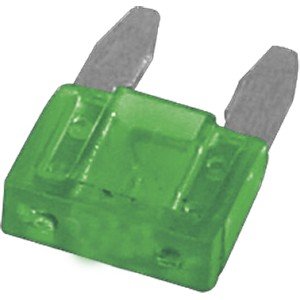 FUSÍVEL MINI PERF BAIXO VERDE 30A - 10 UNIDADES