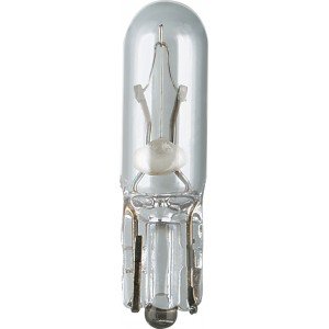 LAMPADA BASE DE VIDRO PQ  1,2W/24V  - 10 UNIDADES