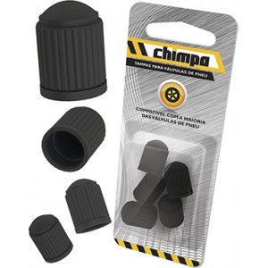 TAMPA DE VÁVULAS PNEU PLASTICO UNI - KIT COM 5