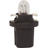 LAMPADA+SOQ 1,2W/12V PRETA TD - 10 UNIDADES