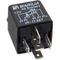 RELÉ AUXILIAR C/SU UN.40/30A.5T12V