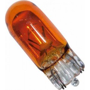 LAMPADA BASE DE VIDRO GRD 5W/12V AM - 10 UNIDADES