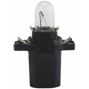 LAMPADA+SOQ 1,2W/12V PRETA TD - 10 UNIDADES