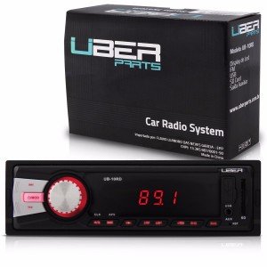 MP3 Player UBER UB-10RD com Entradas USB/SD/Aux Frontal